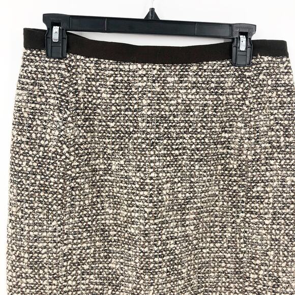 Talbots Womens Skirt Size 6 PETITE Brown Tweed Wool Blend - Picture 3 of 6
